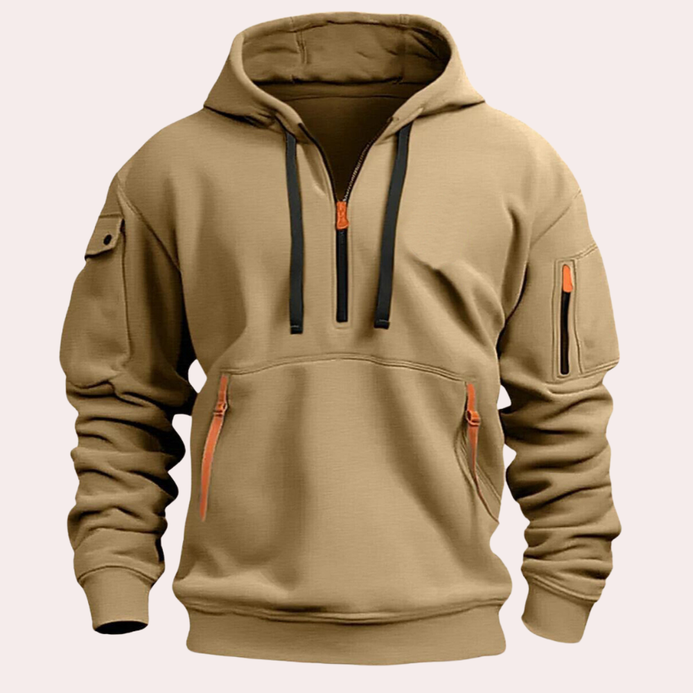 Rolan - Herenhoodie met Slimme Zakken