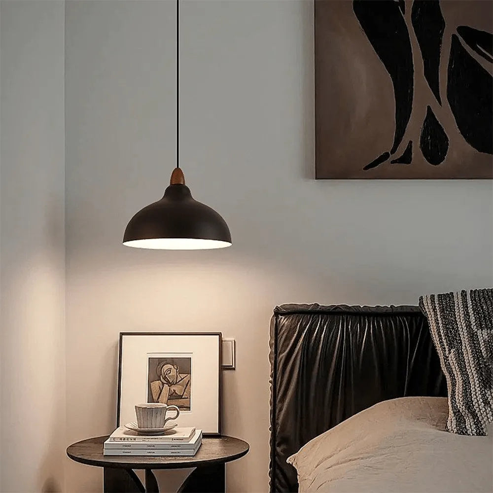 Romane Scandinavische Houten Hanglamp - Verstelbaar