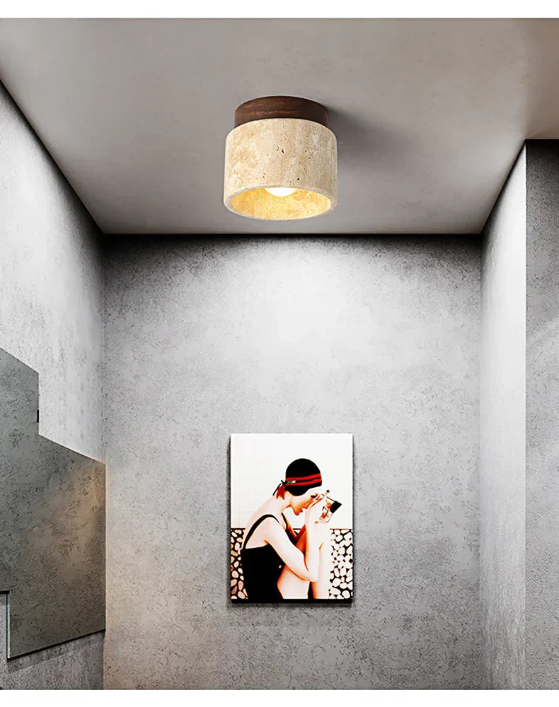 Sara Japanse Lamp - Crème Kleur Plafondlamp Minimalista
