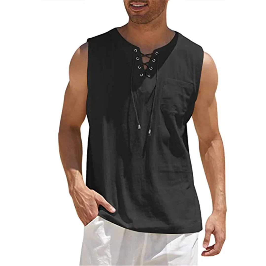 Slank Fit Casual Herenoverhemd Linnen