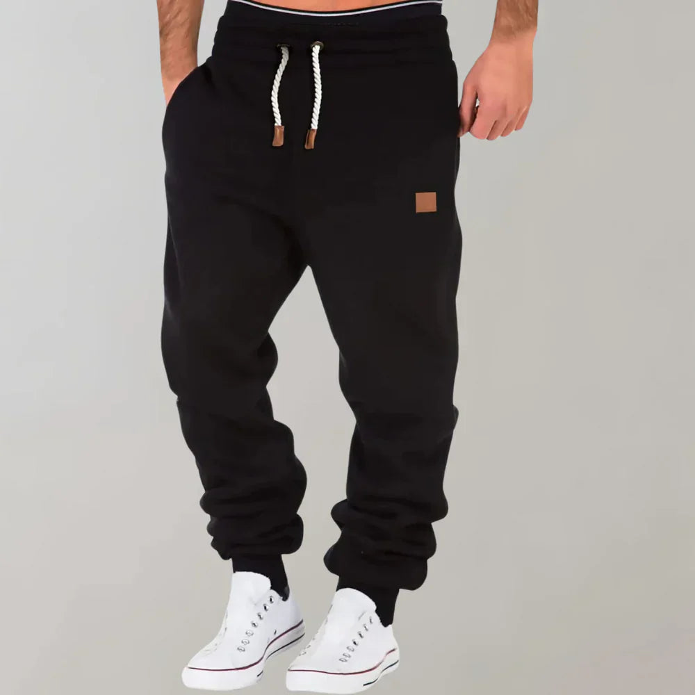 Slim Fit Heren Joggingbroek met Zijzakken