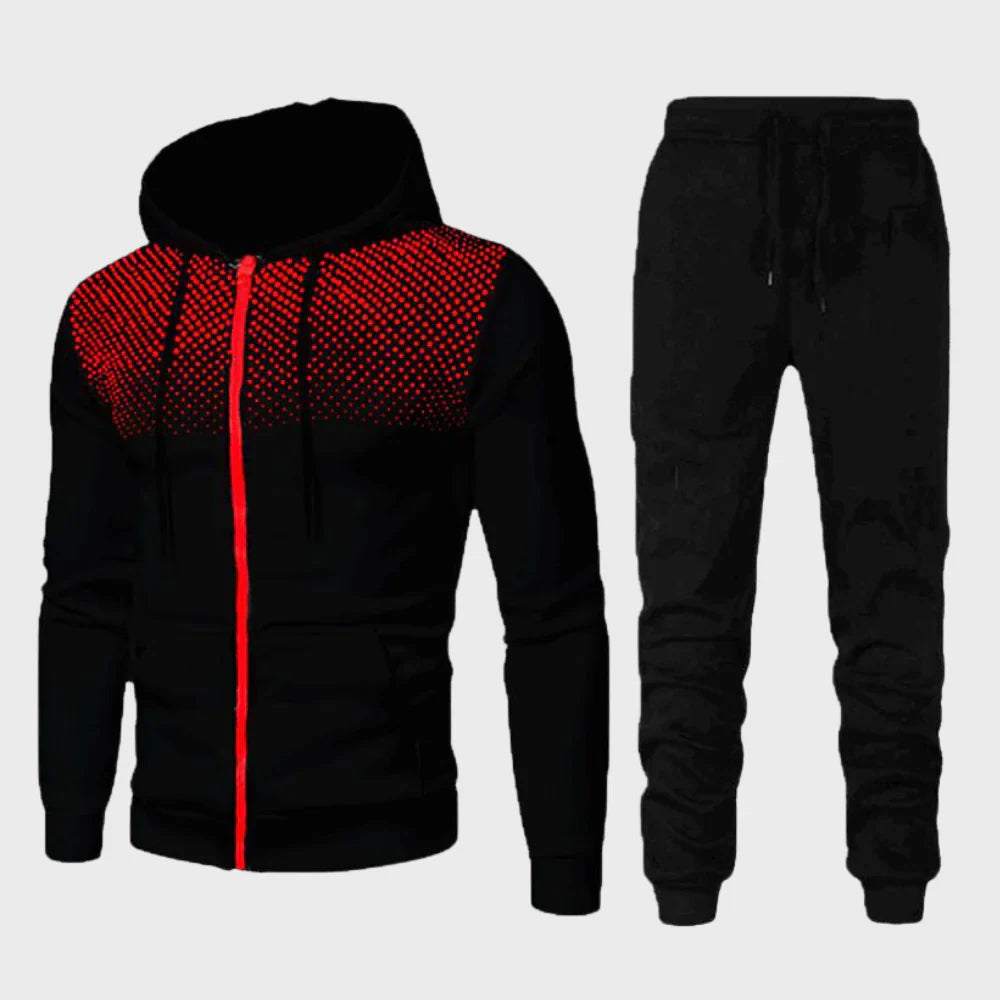 Slim Fit Sportief Trainingspak voor Heren