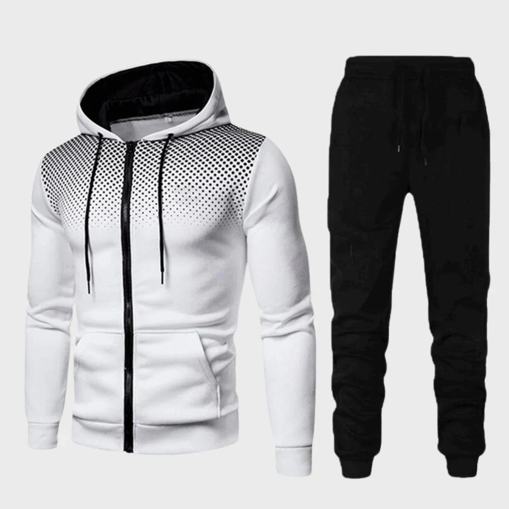 Slim Fit Sportief Trainingspak voor Heren