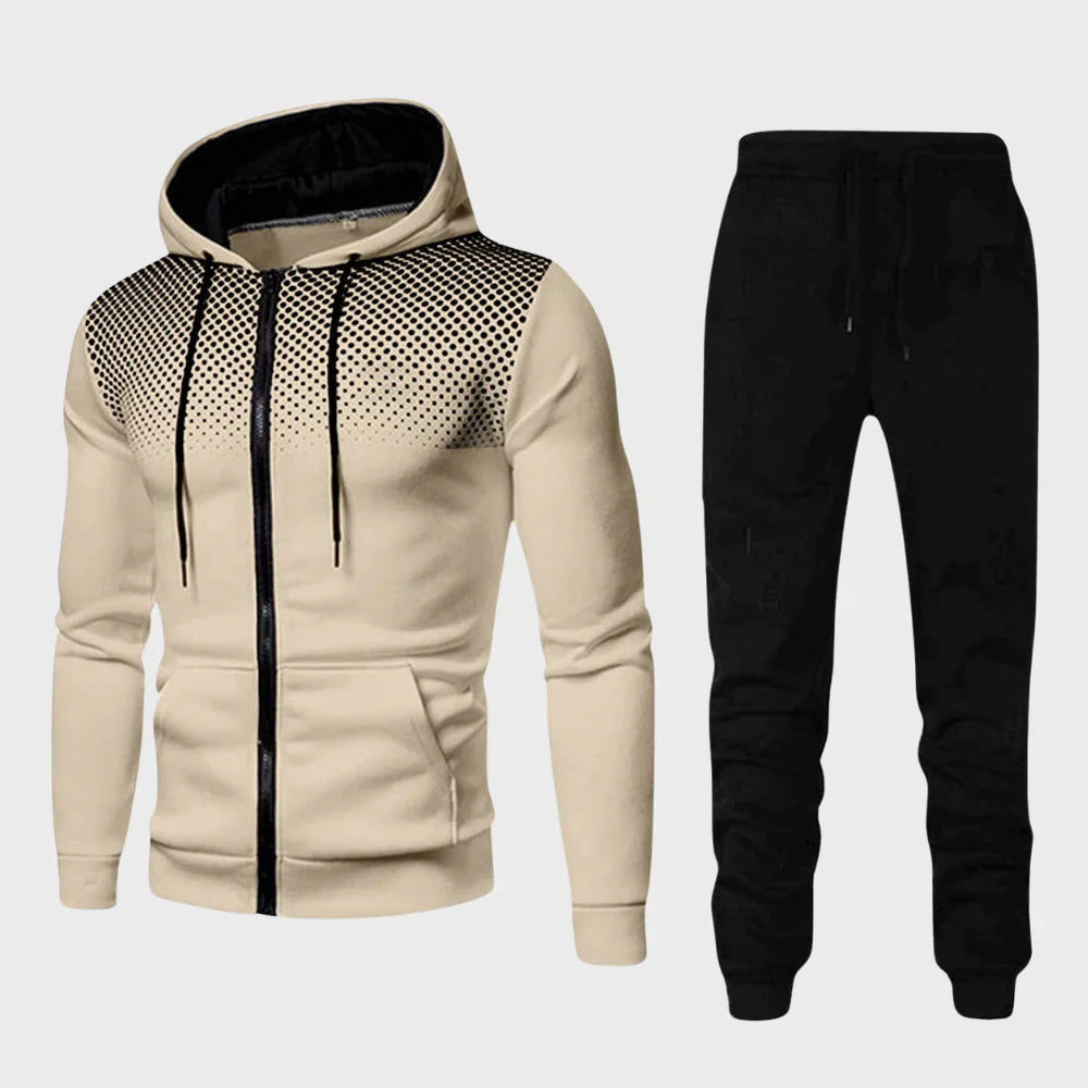 Slim Fit Sportief Trainingspak voor Heren