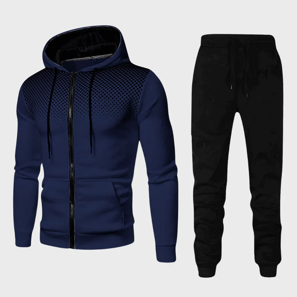 Slim Fit Sportief Trainingspak voor Heren