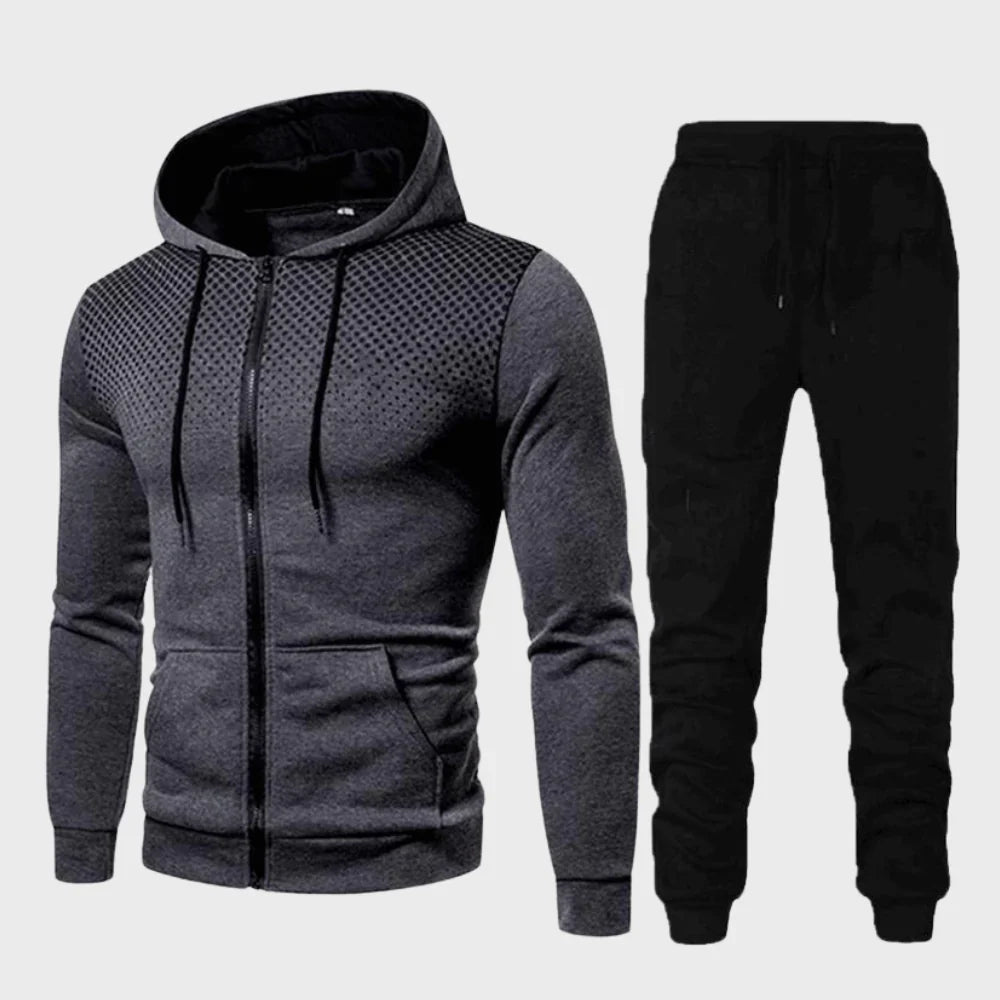 Slim Fit Sportief Trainingspak voor Heren