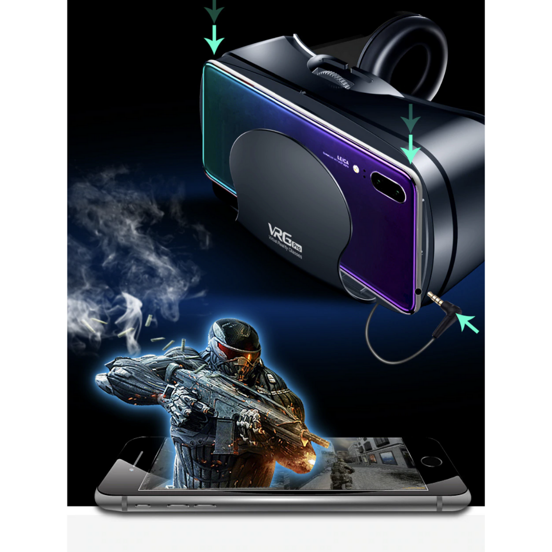 Slimme VR-bril Headset voor iOS en Android