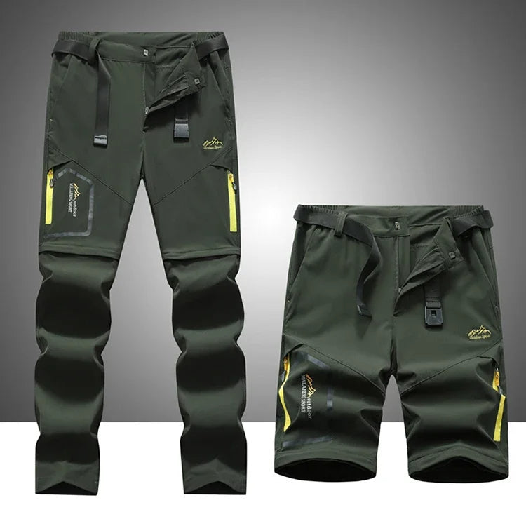 Sneldrogende Outdoorbroek Heren met Afritsbare Pijpen