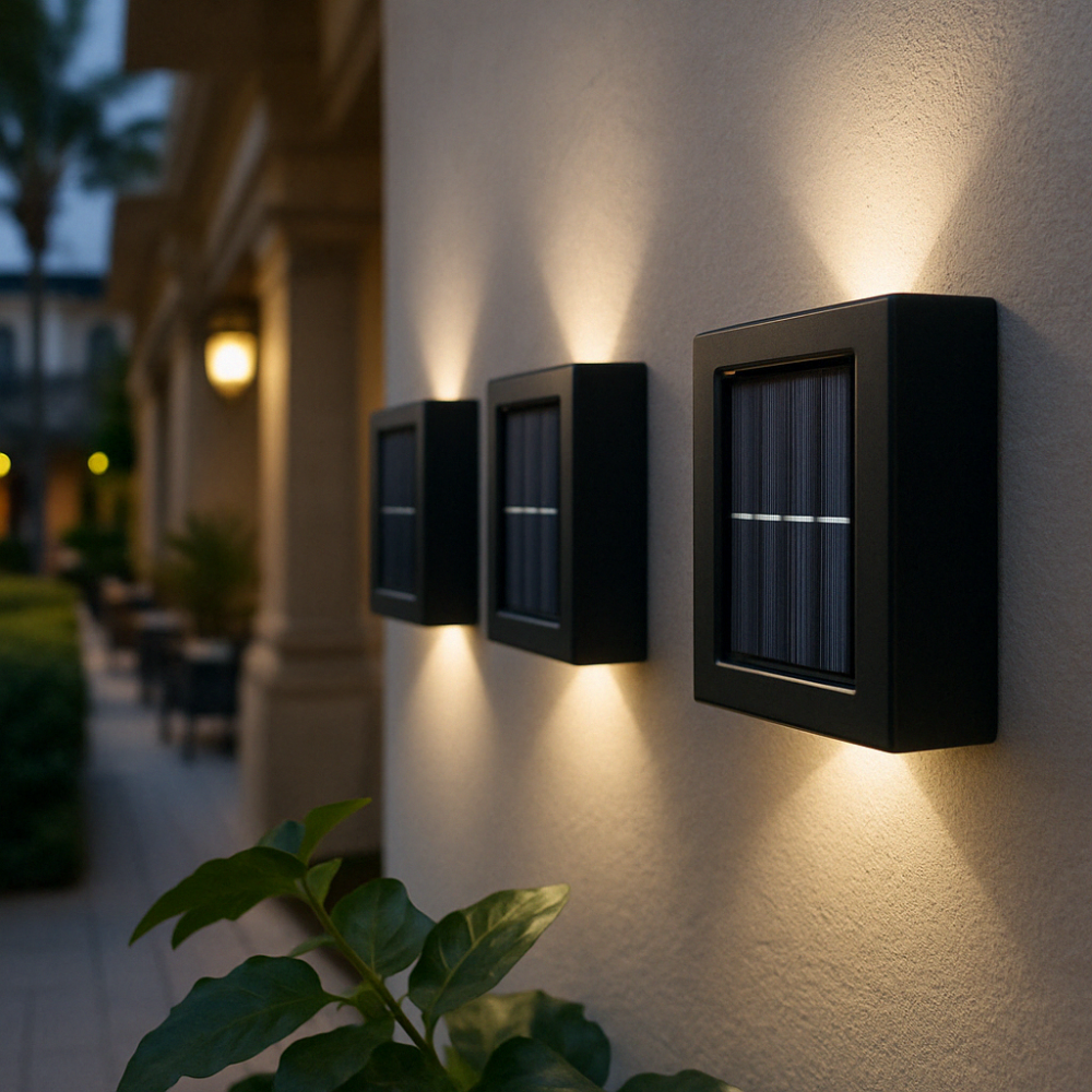 Solar Wandlamp Buiten met Up & Down Verlichting