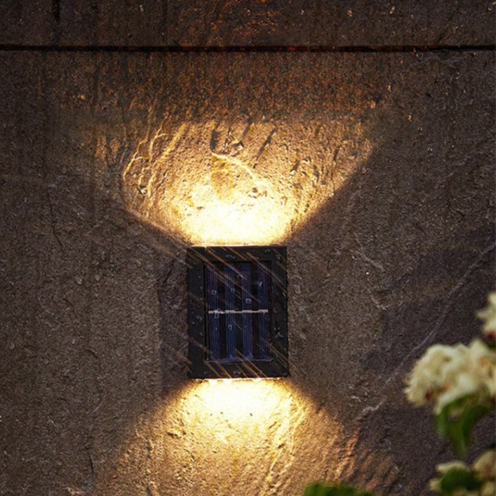 Solar Wandlamp Buiten met Up & Down Verlichting