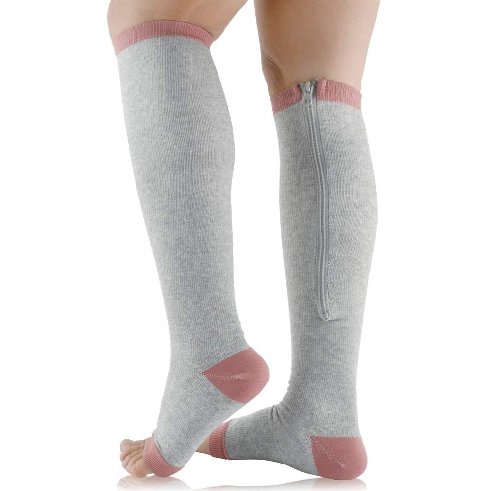 Steunkousen met Rits voor Comfort
