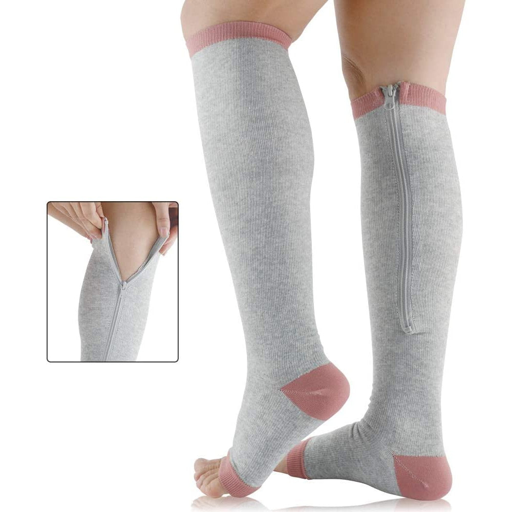 Steunkousen met Rits voor Comfort