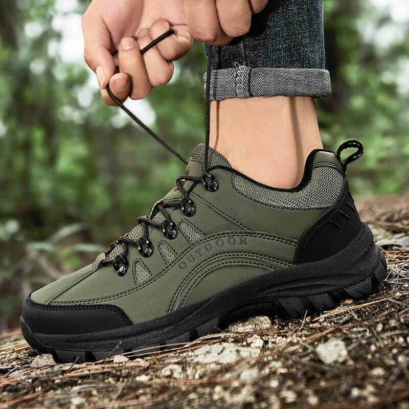 Stevige Herenwandelschoenen met Orthopedische Inlegzolen