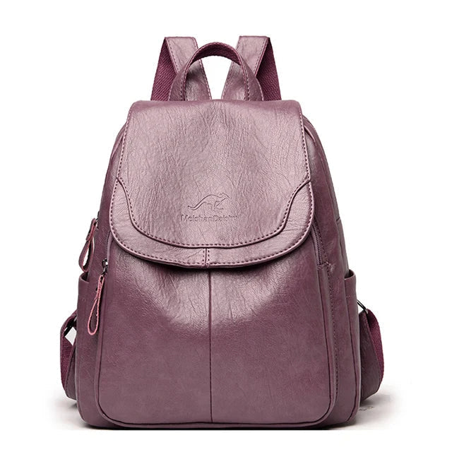 Stevige Leren Damesrugzak Xeres Elegance