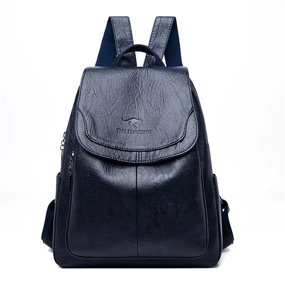 Stevige Leren Damesrugzak Xeres Elegance