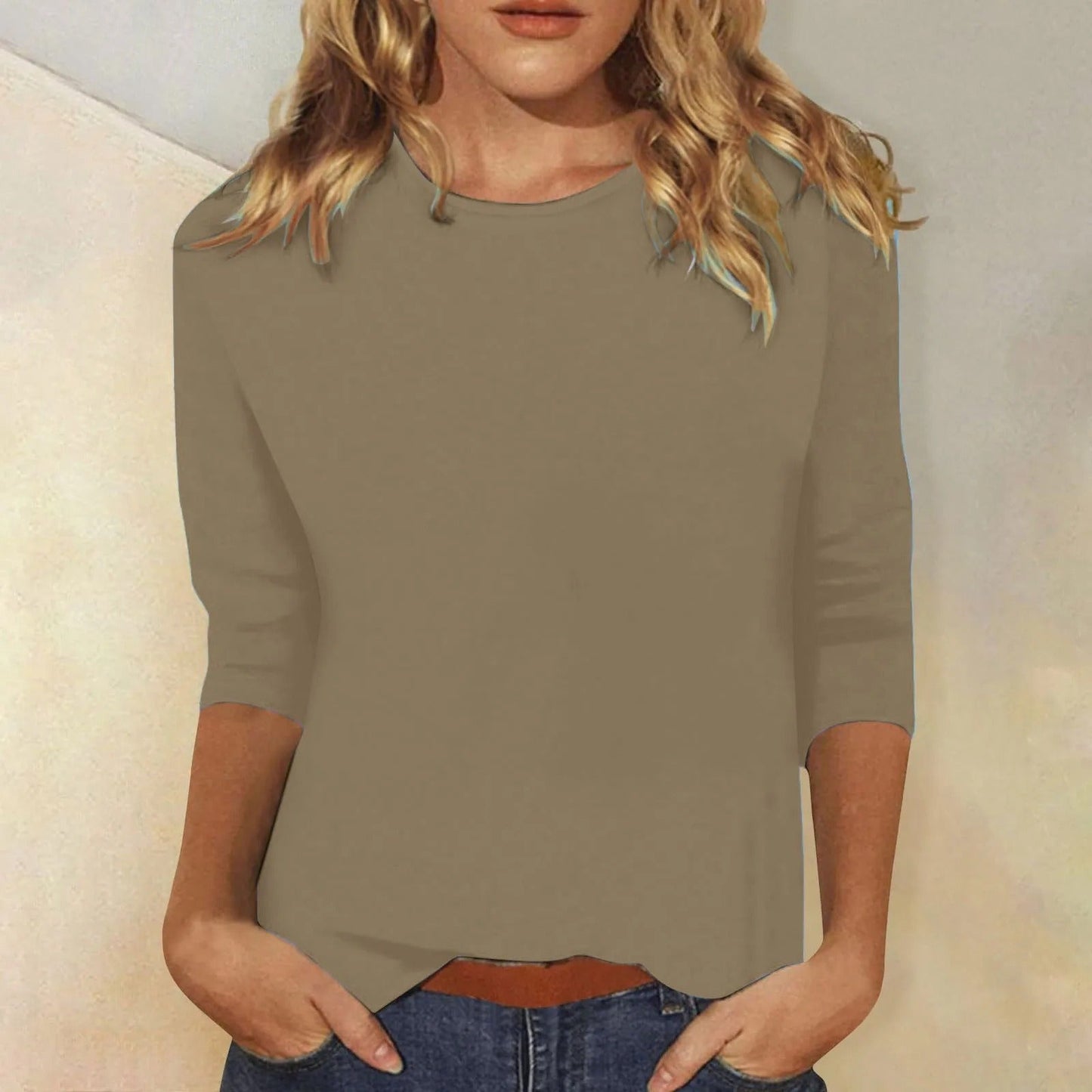 Stijlvol Dames Shirt Lange Mouwen