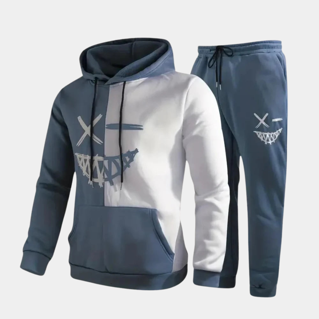 Stijlvol Heren Joggingspak met Slanke Pasvorm