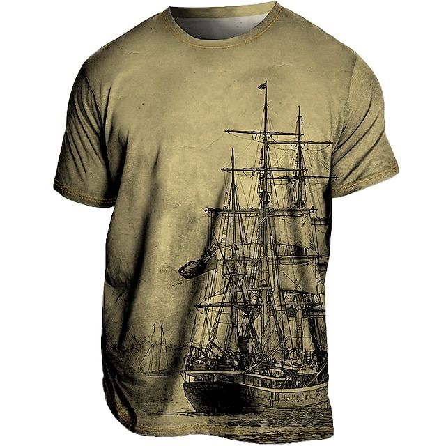 Stijlvol Heren Zomer T-shirt Comfortabel Design