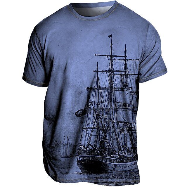 Stijlvol Heren Zomer T-shirt Comfortabel Design