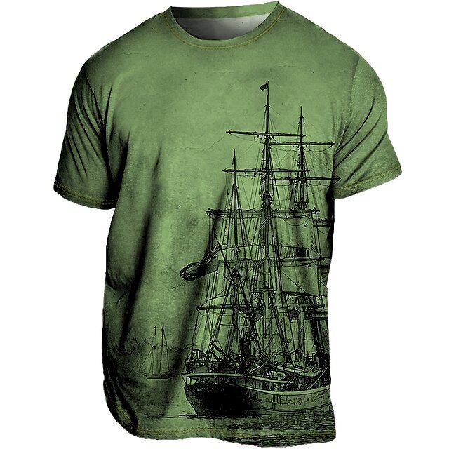 Stijlvol Heren Zomer T-shirt Comfortabel Design