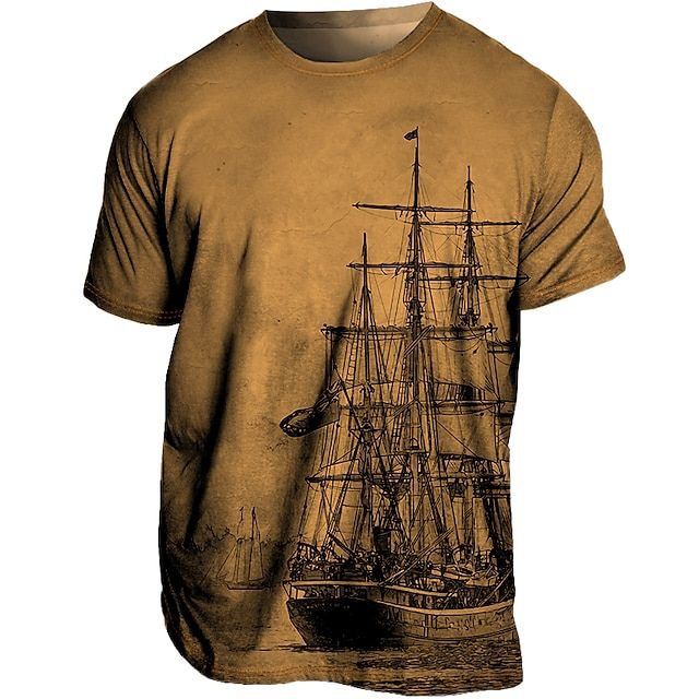 Stijlvol Heren Zomer T-shirt Comfortabel Design
