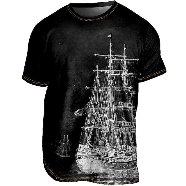 Stijlvol Heren Zomer T-shirt Comfortabel Design