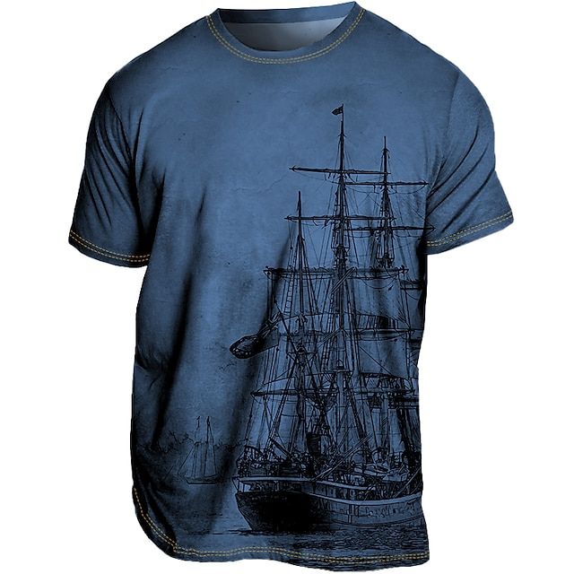 Stijlvol Heren Zomer T-shirt Comfortabel Design