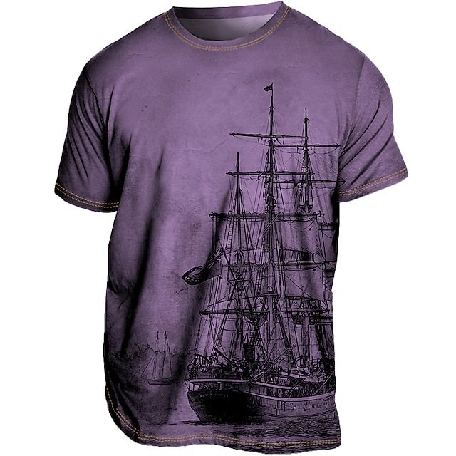 Stijlvol Heren Zomer T-shirt Comfortabel Design