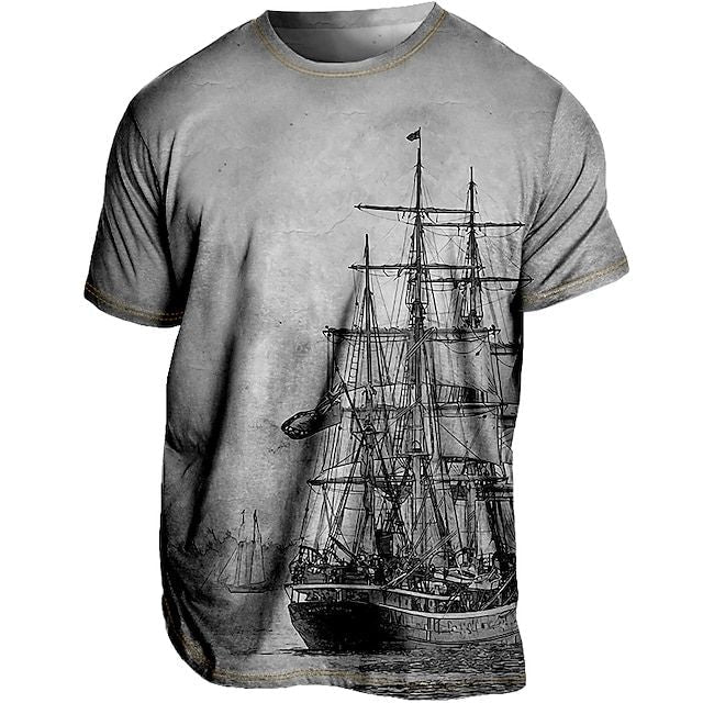 Stijlvol Heren Zomer T-shirt Comfortabel Design
