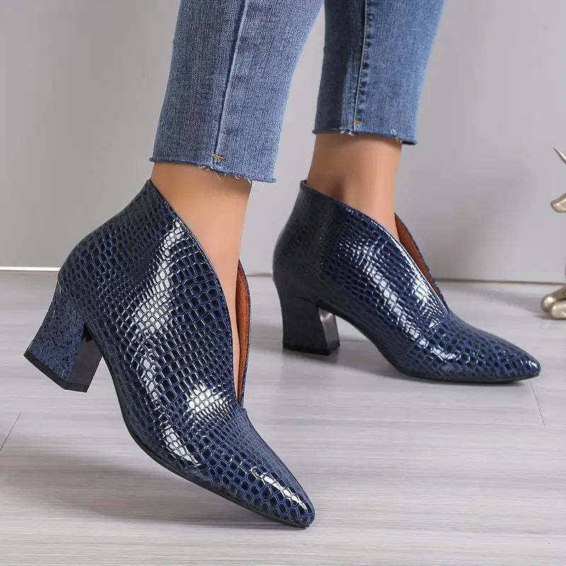 Stijlvolle Dames Stiletto Enkellaarzen