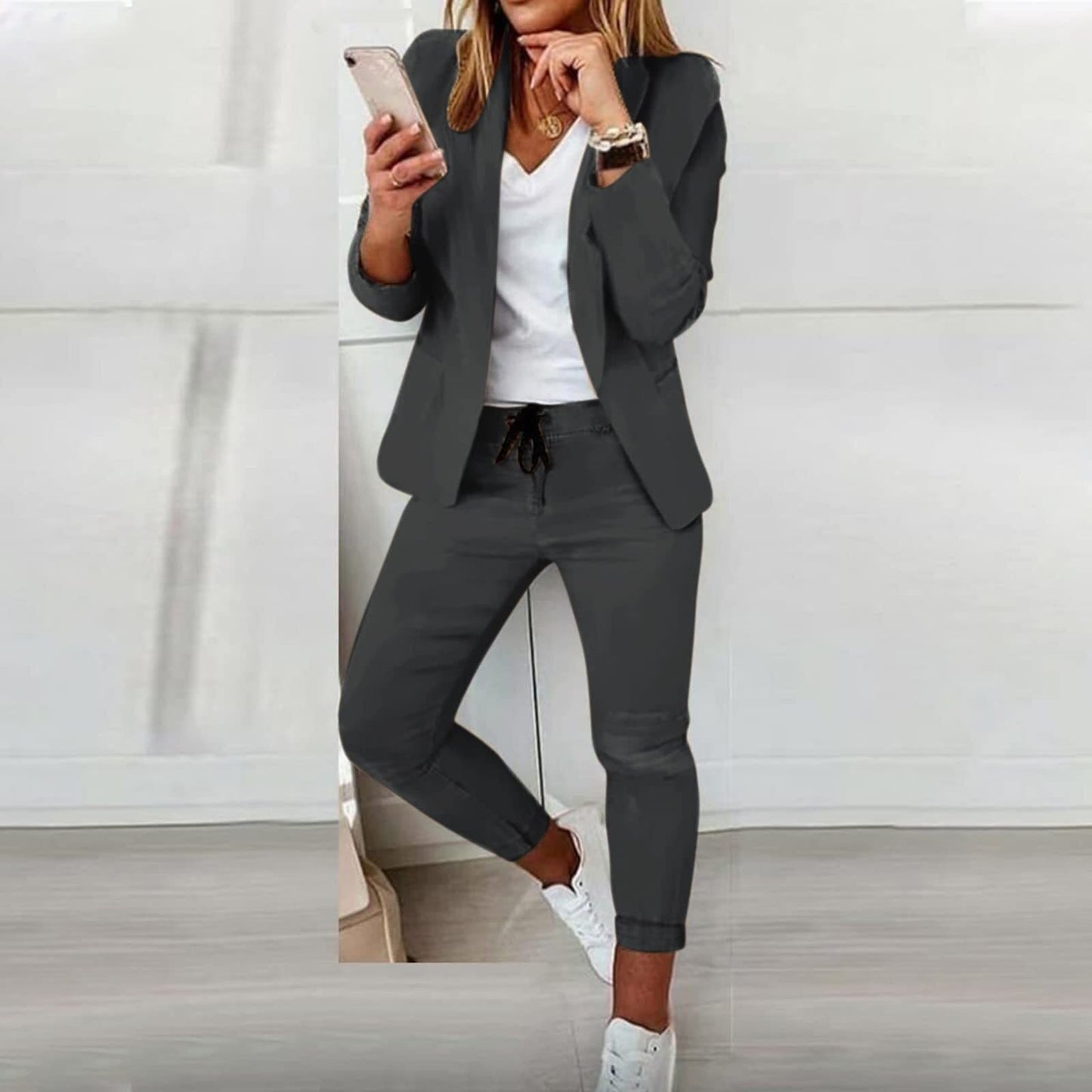Stijlvolle Damesblazer en Broek - Noble Set