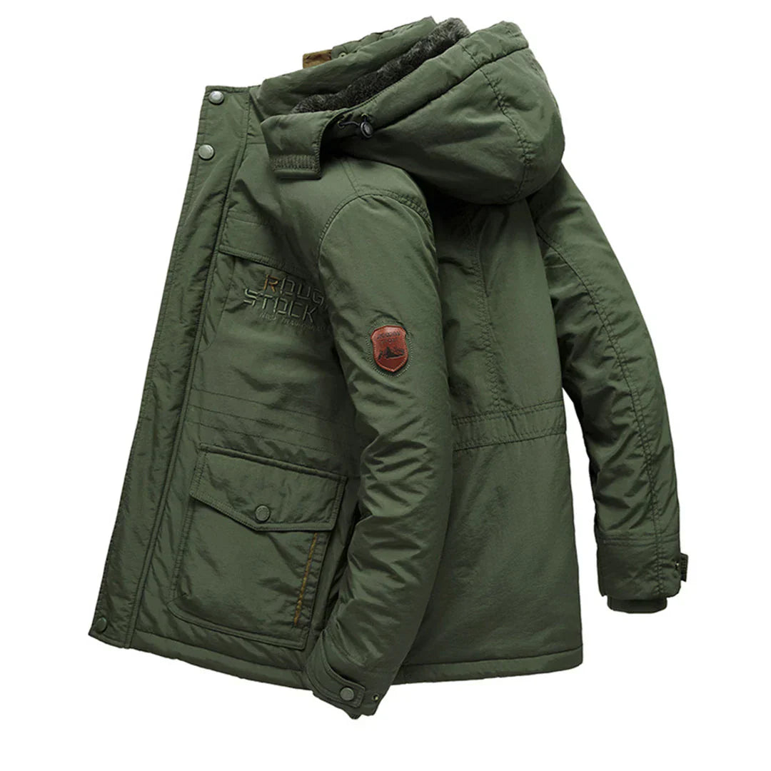 Stijlvolle Heren Winterjas met Capuchon