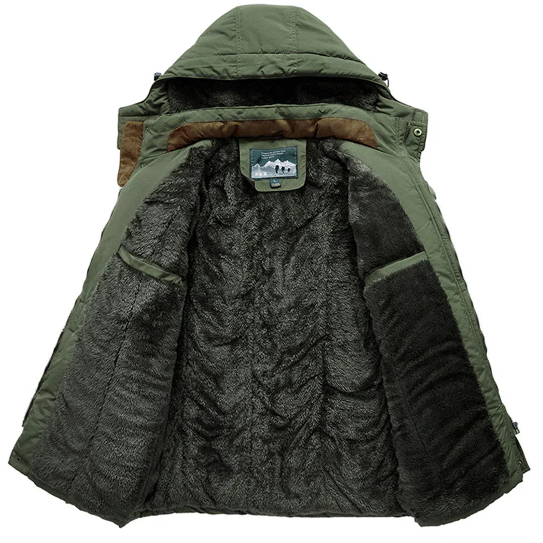 Stijlvolle Heren Winterjas met Capuchon