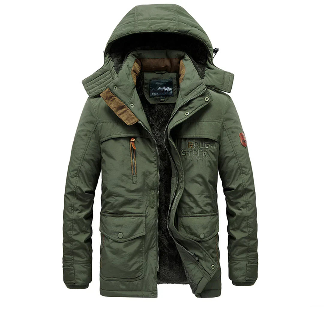 Stijlvolle Heren Winterjas met Capuchon