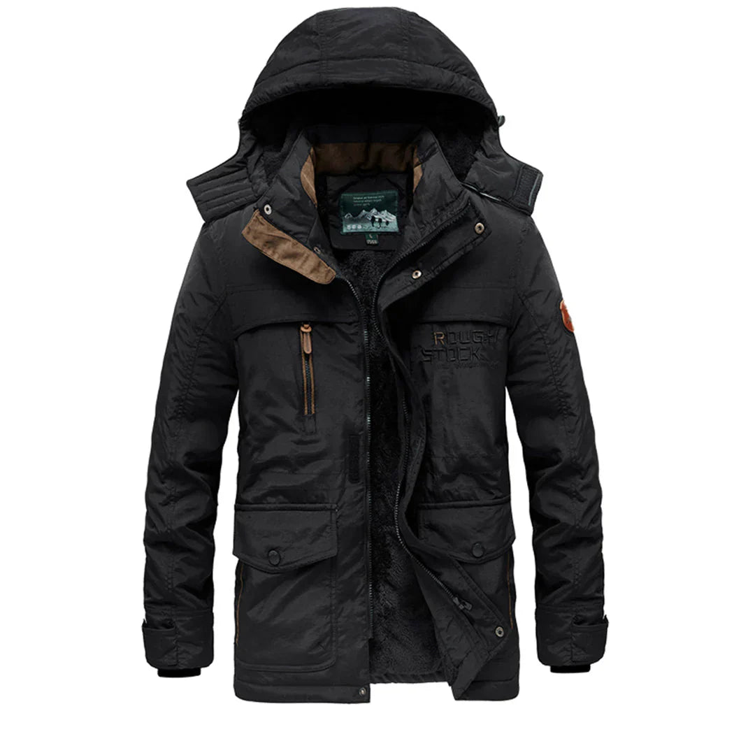 Stijlvolle Heren Winterjas met Capuchon