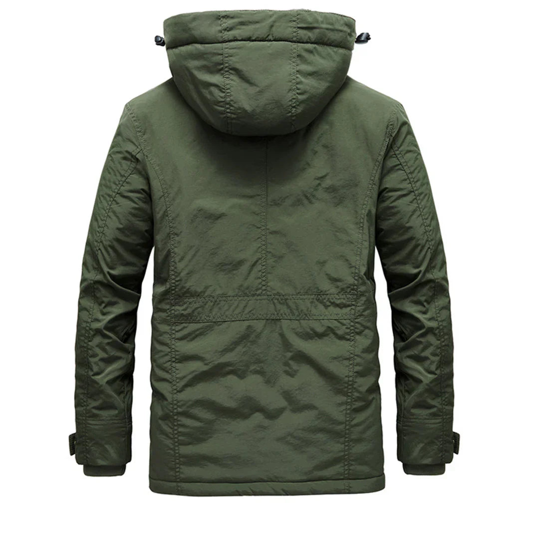 Stijlvolle Heren Winterjas met Capuchon