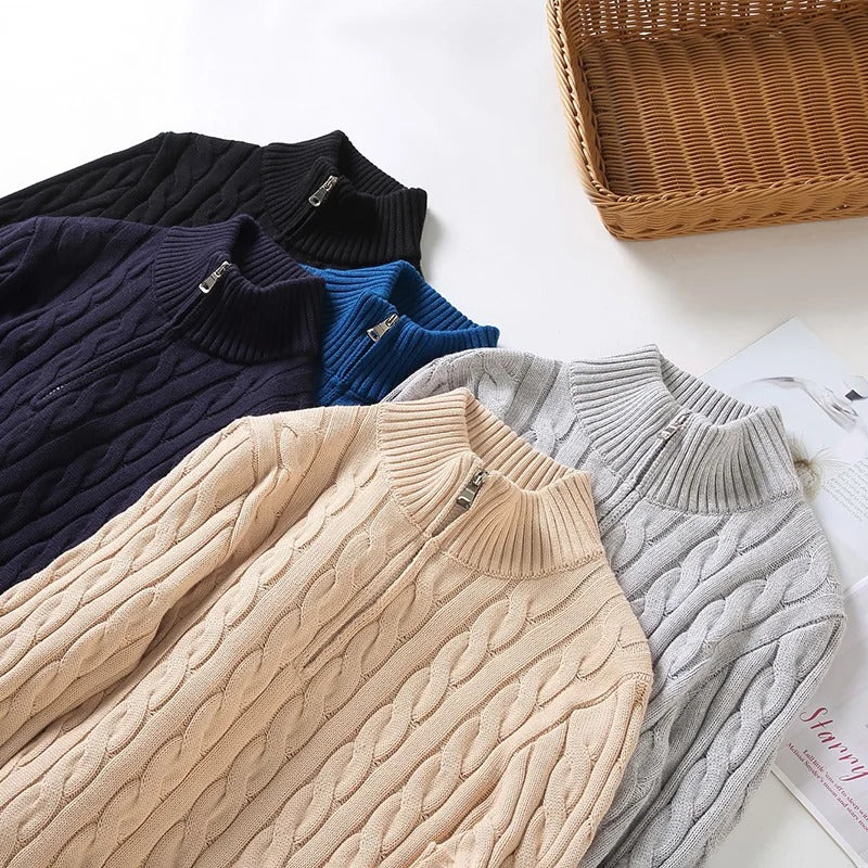 Stijlvolle Heren Zip-Up Sweater Anthony