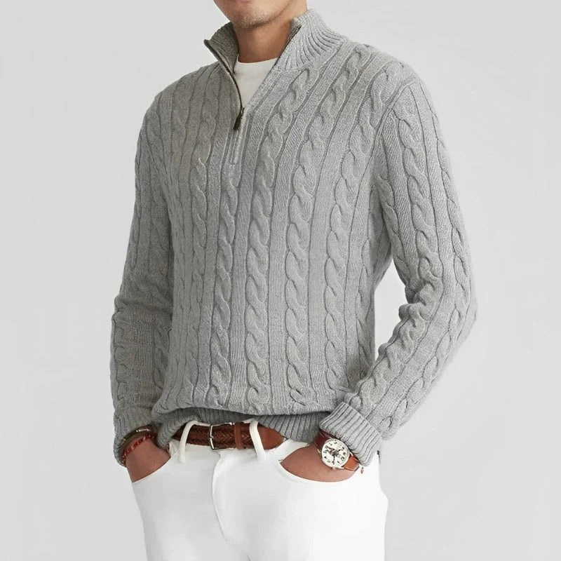 Stijlvolle Heren Zip-Up Sweater Anthony
