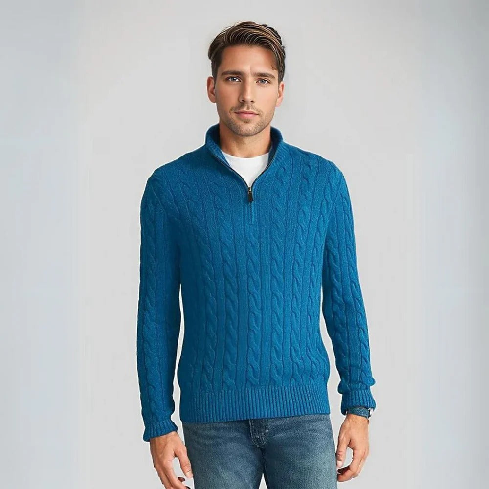 Stijlvolle Heren Zip-Up Sweater Anthony