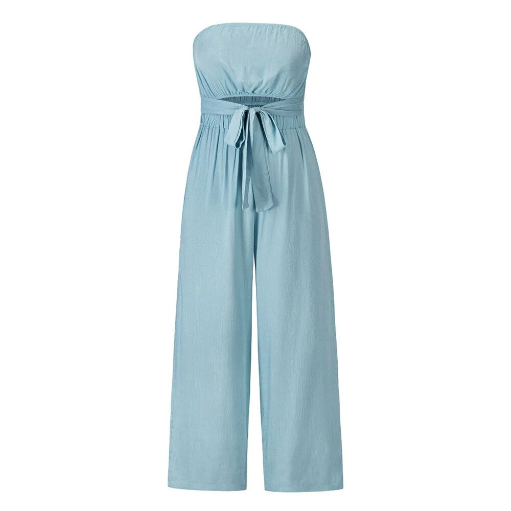 Stijlvolle Janet Jumpsuit met Wijde Pijpen