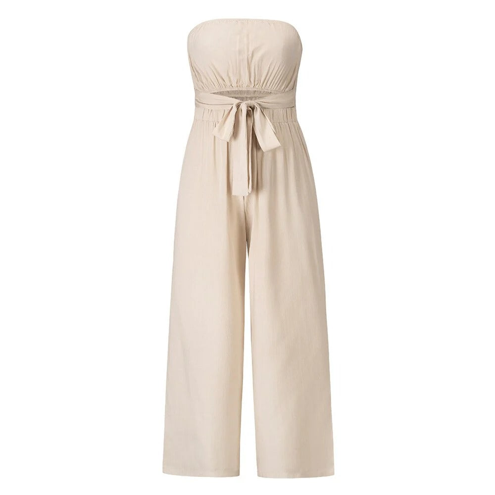 Stijlvolle Janet Jumpsuit met Wijde Pijpen