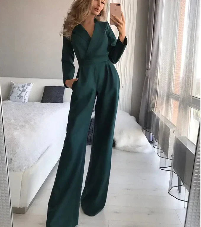 Stijlvolle Lange Mouwen Jumpsuit voor Dames