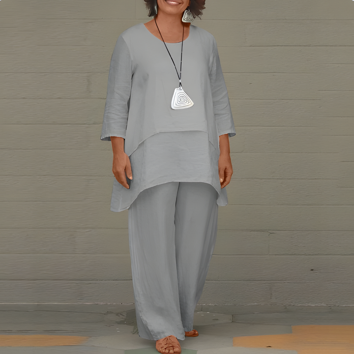 Stijlvolle Linnen Dames Set - Marina