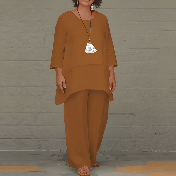 Stijlvolle Linnen Dames Set - Marina