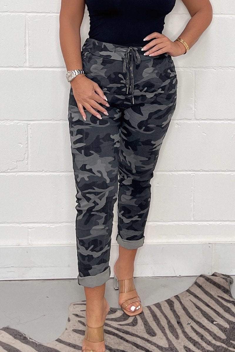 Stijlvolle dames camouflagebroek - Luxe Comfort
