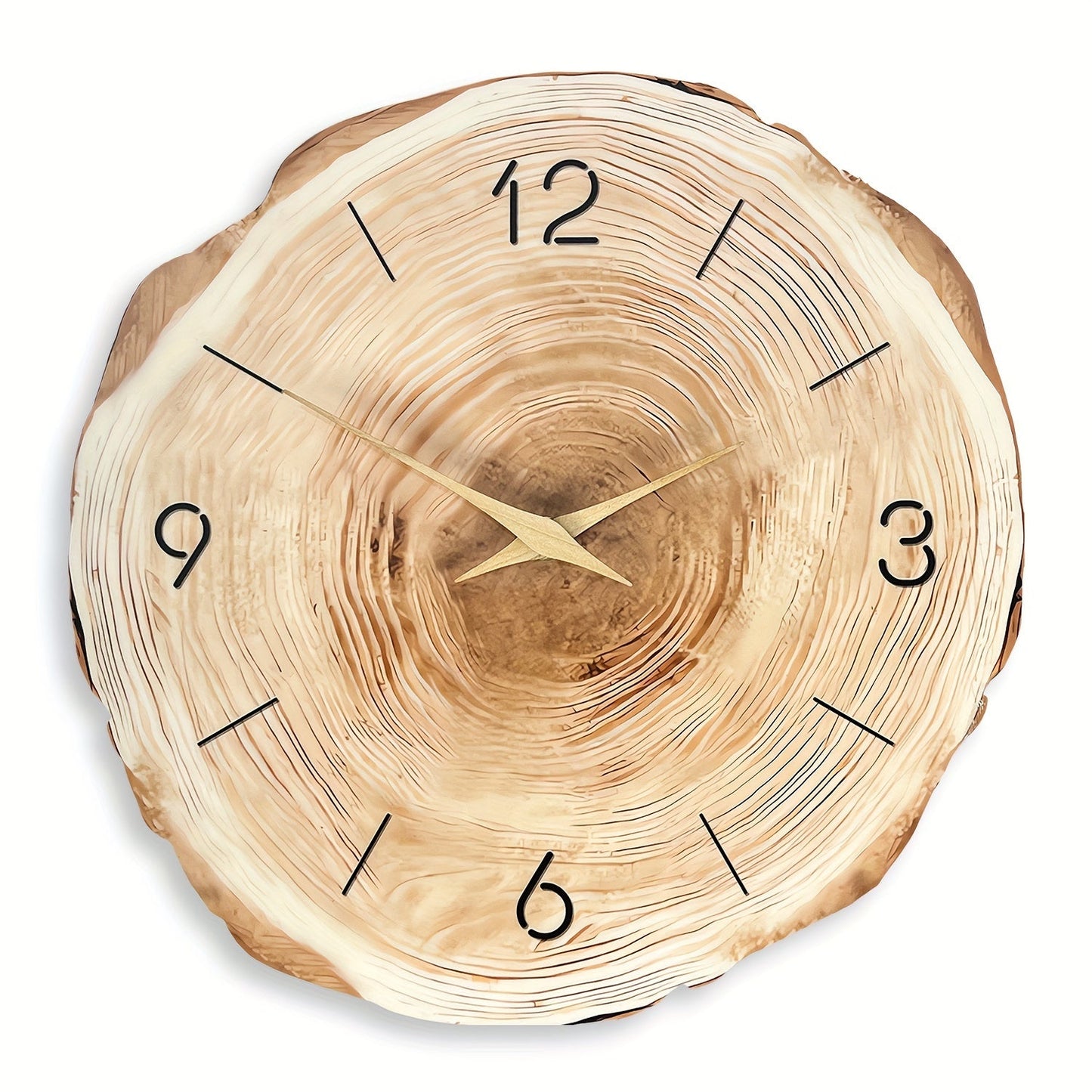 Stille Houten Wandklok Dandy - Realistische Textuur