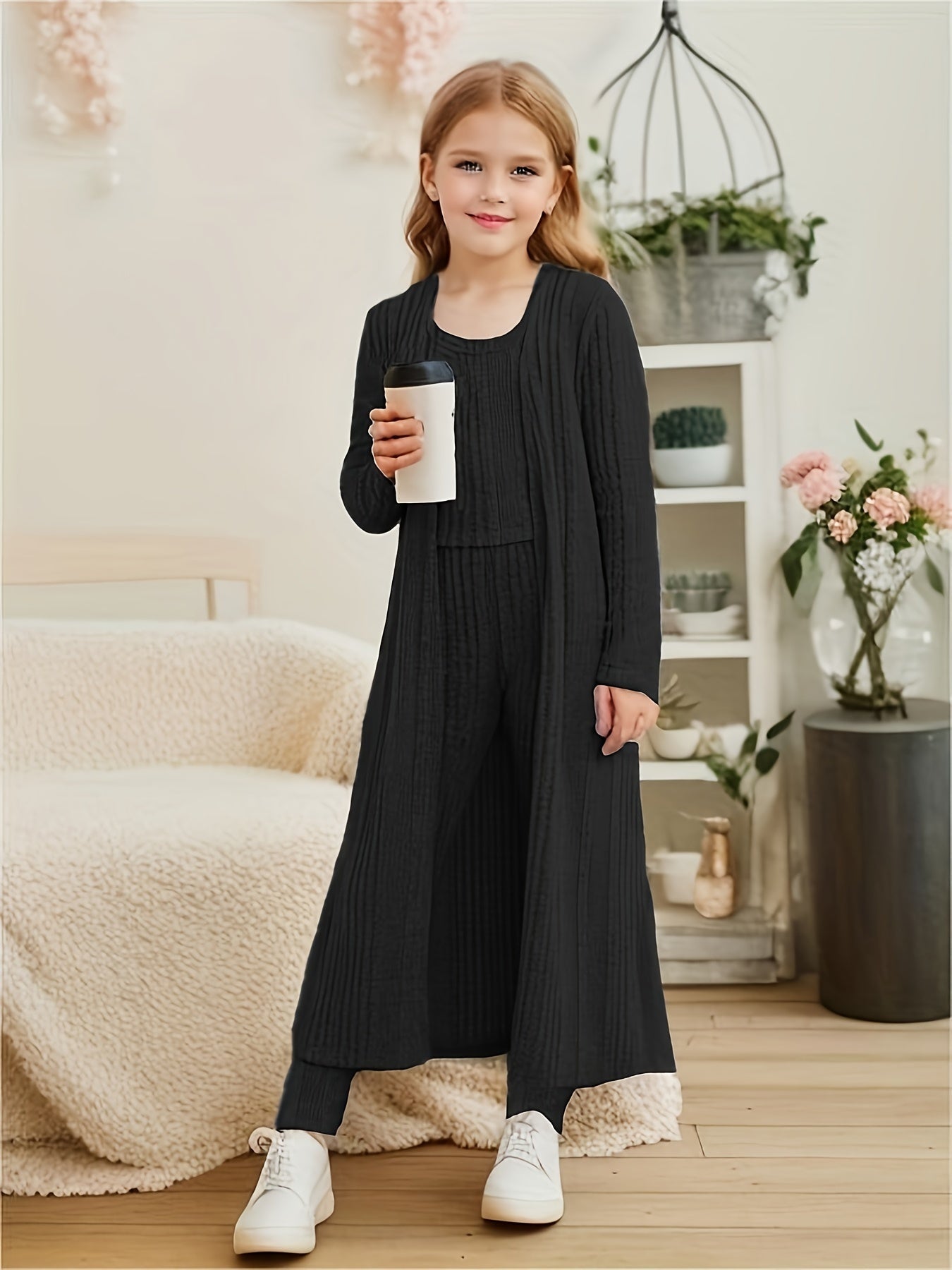 Stretchy Gebreide 3-Delige Set Charmaine