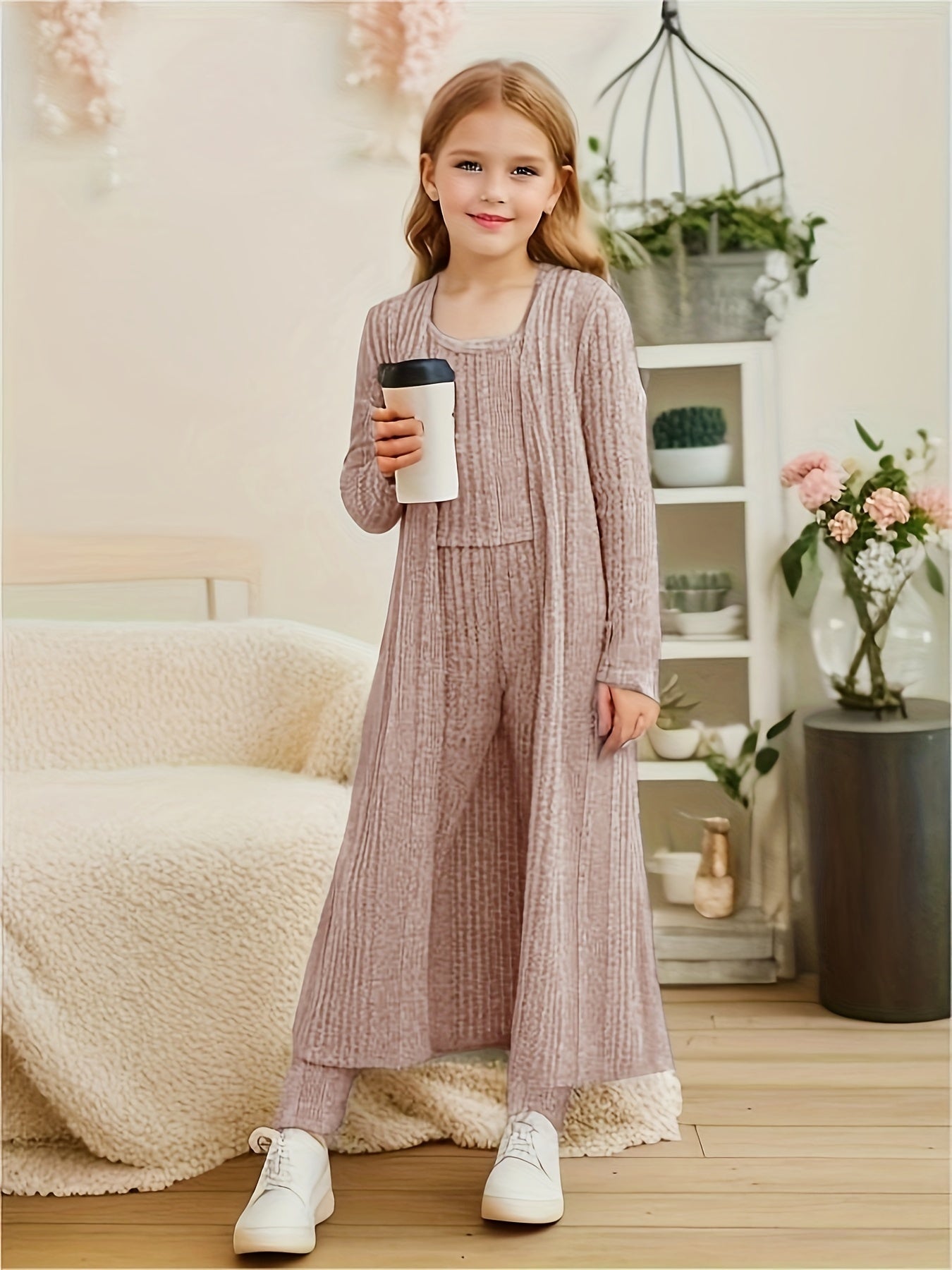 Stretchy Gebreide 3-Delige Set Charmaine