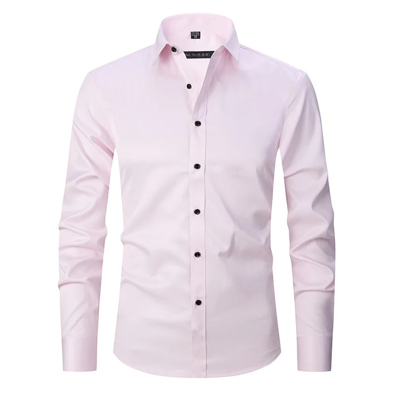 Strijkvrij Slim Fit Herenoverhemd Formeel