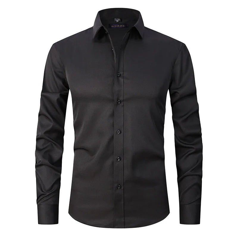 Strijkvrij Slim Fit Herenoverhemd Formeel